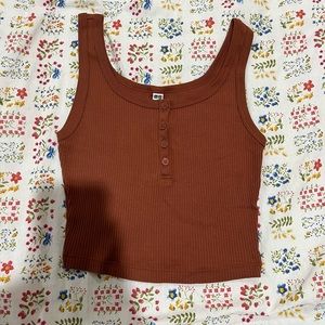 Cute Basic Brown Tank!
